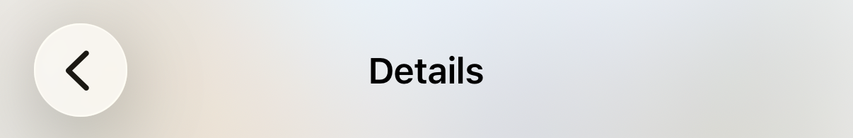 Header blur effect systemMaterial